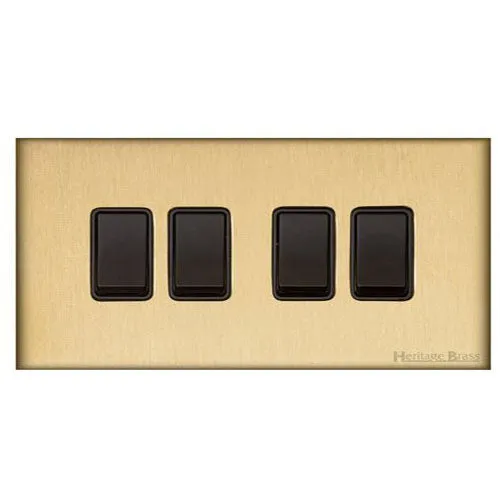 Windsor Range-Satin Brass-Switched Spur (13 Amp)