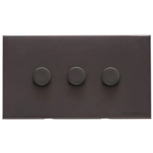Windsor Range-Matt Bronze-3 Gang Dimmer (400 watts)