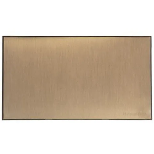 Windsor Range-Matt Antique Brass-Single Blank Plate