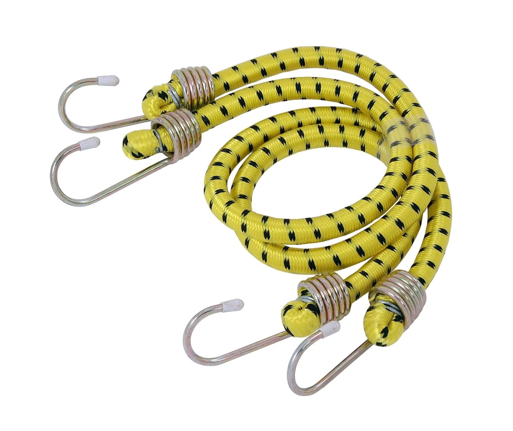 Yellow Bungee Cord Straps - 2Pc 24" (600mm)